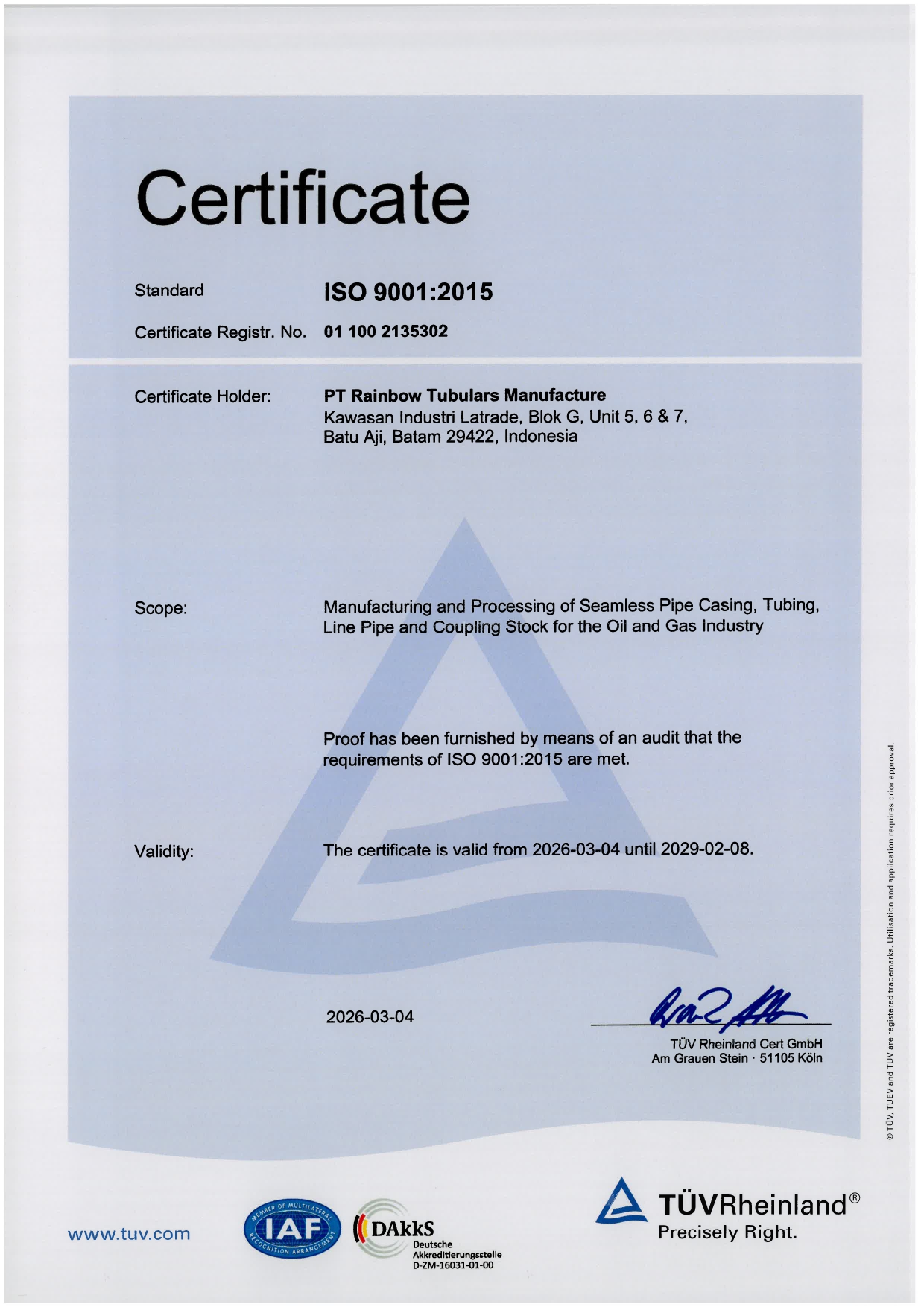 ISO 9001:2015