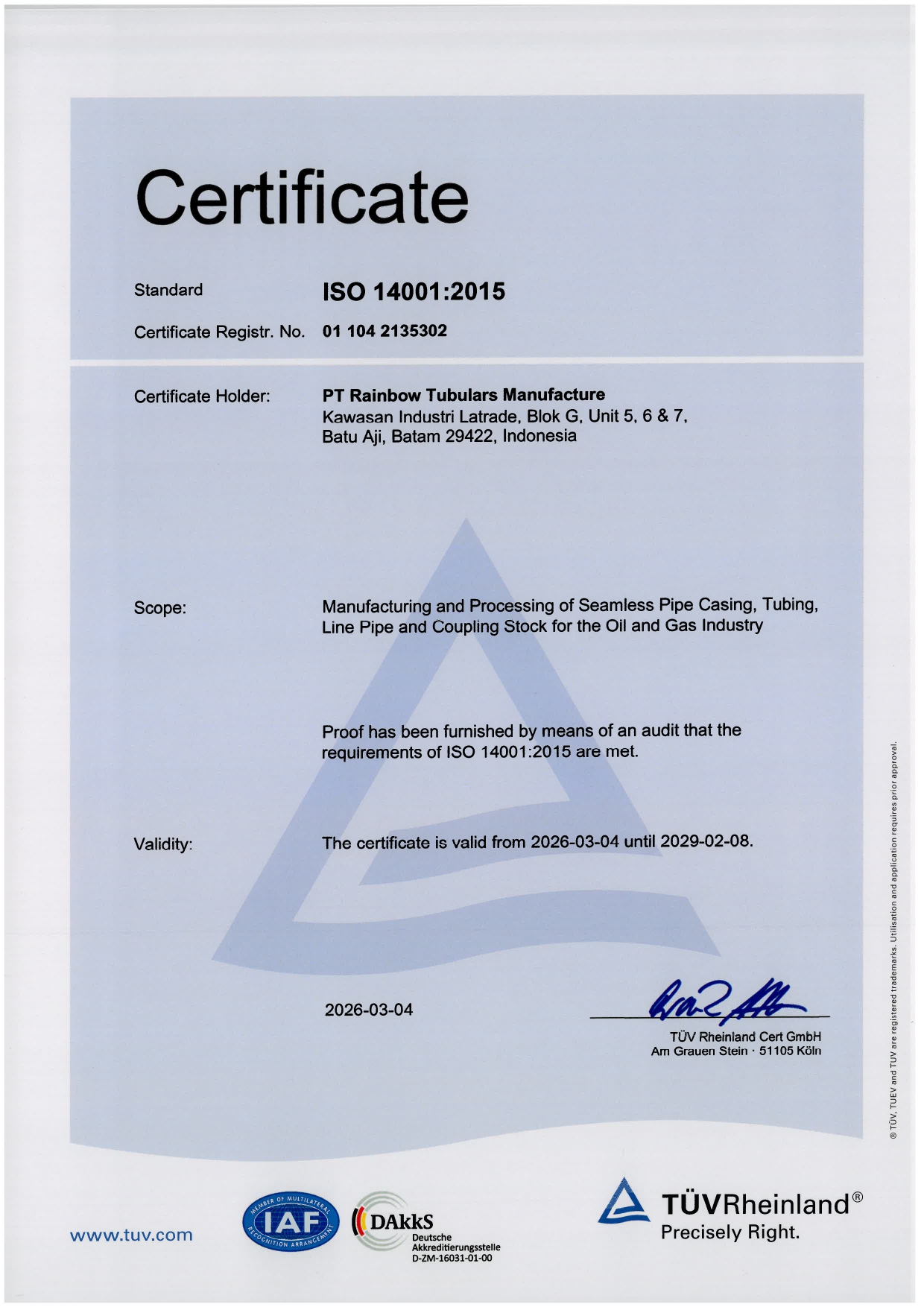 ISO 14001:2015